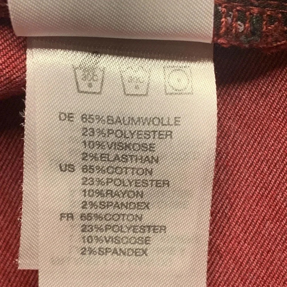 Articles of Society Jeans Sarah Skinny Ankle Burgundy NWT - Picture 7 of 15